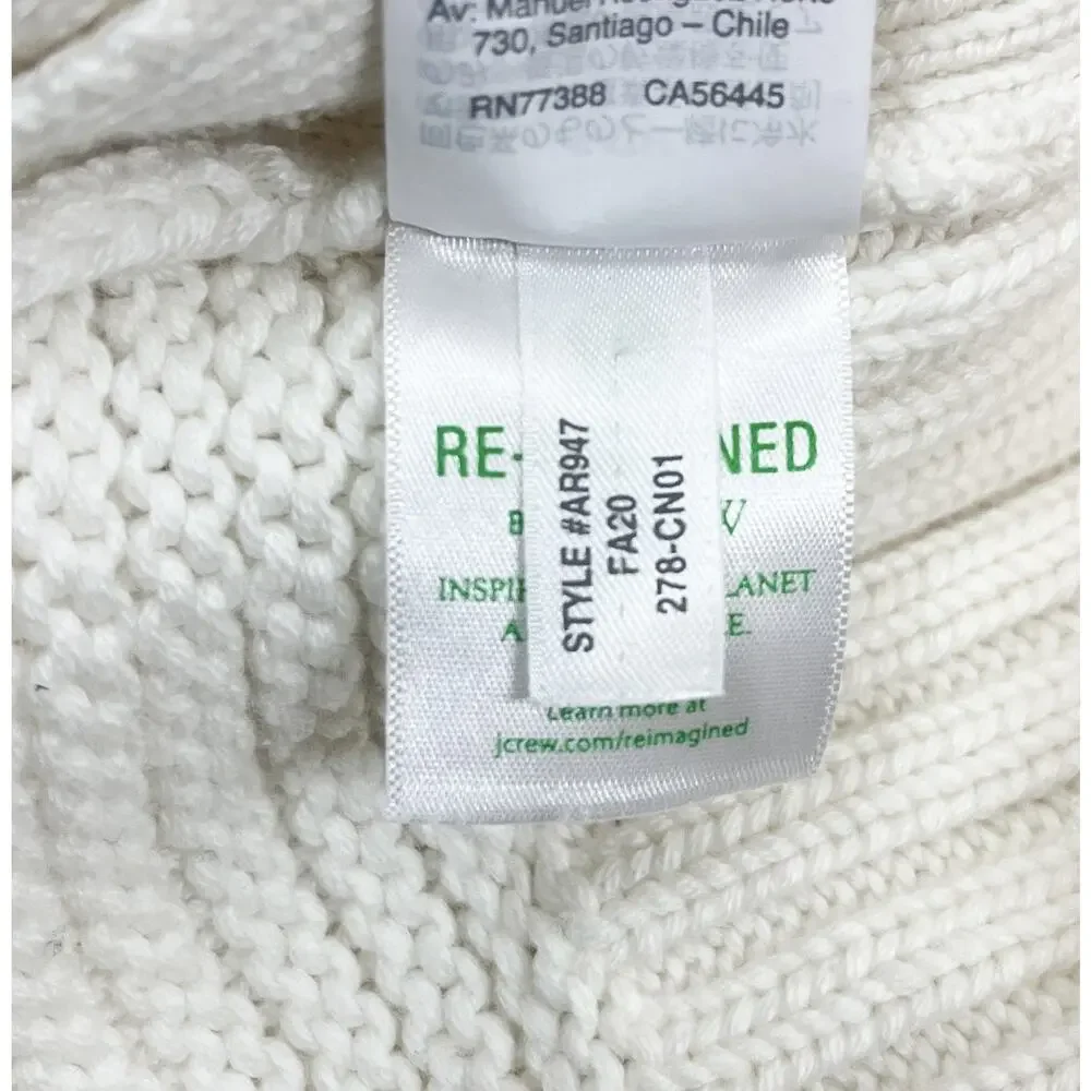 J. Crew Merino Wool Turtleneck Short Sleeve Sweater Minimalist Casual Size Small